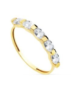 18K SORTIJA ORO AMARILLO 5...