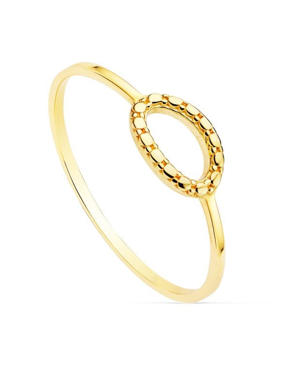 18K SORTIJA ORO AMARILLO LISA MOTIVO...