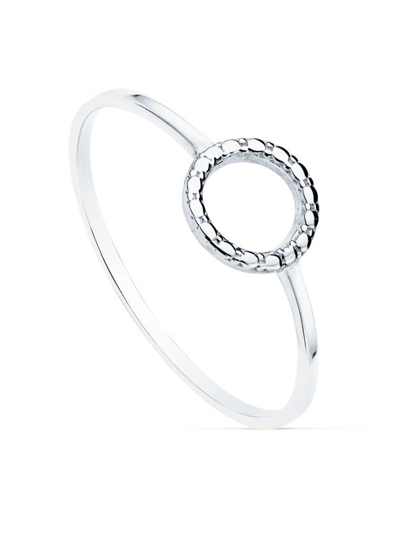 18K SORTIJA ORO BLANCO LISA MOTIVO...