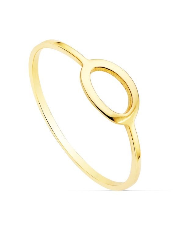 18K SORTIJA ORO AMARILLO LISA MOTIVO...