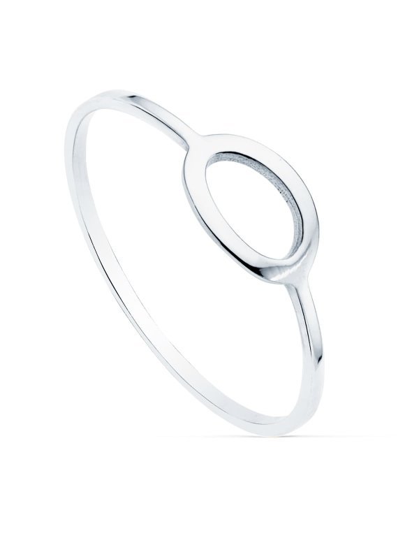 18K SORTIJA ORO BLANCO LISA MOTIVO...