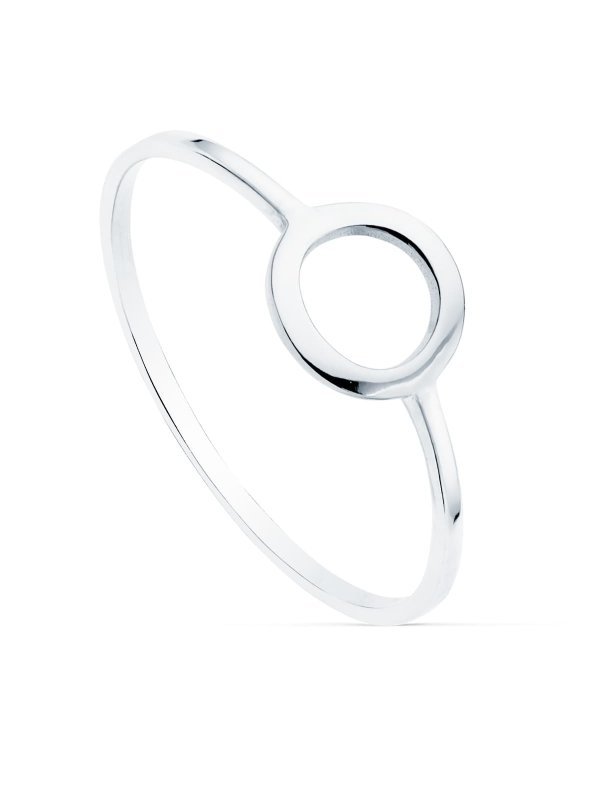 18K SORTIJA ORO BLANCO LISA MOTIVO...