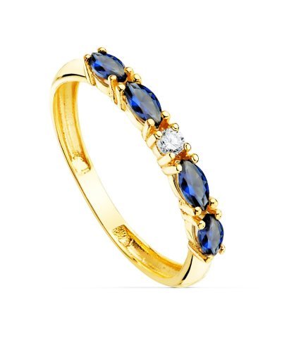 18K SORTIJA ORO AMARILLO 4...