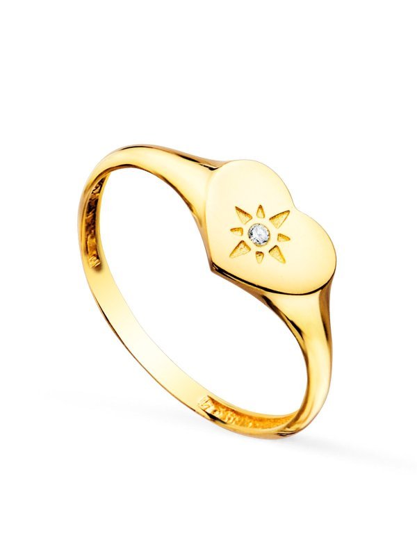 18K SELLO ORO AMARILLO MUJER CABEZA...