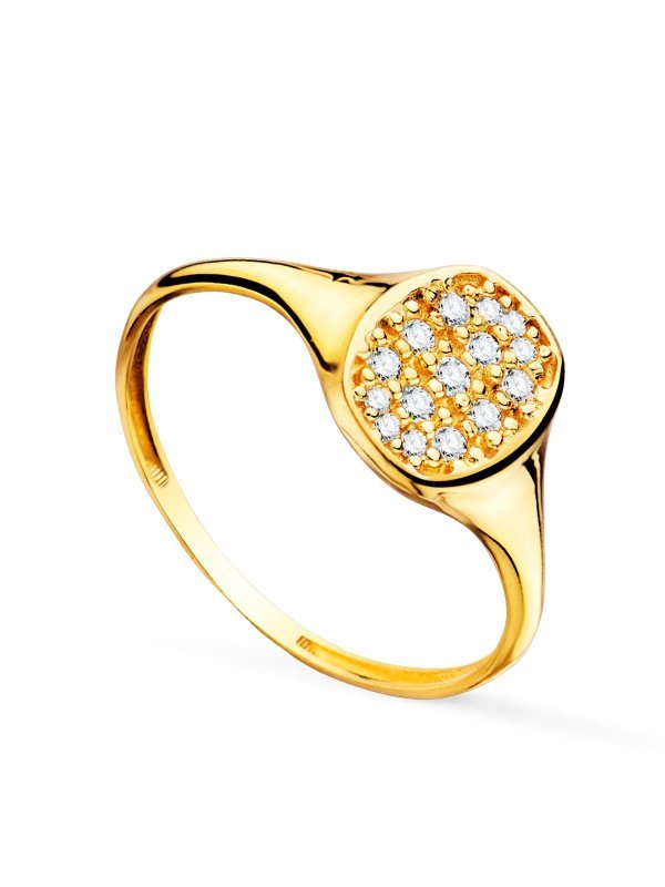 18K SELLO ORO AMARILLO MUJER CABEZA...