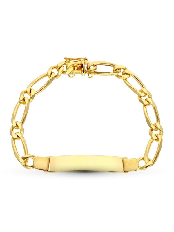 18K ESCLAVA ORO AMARILLO MACIZA 21 CM...