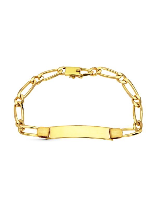 18K ESCLAVA ORO AMARILLO CABALLERO