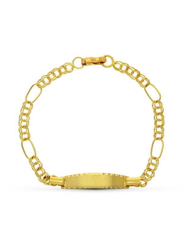 18K ESCLAVA ORO AMARILLO HUNGARA 17.5 CM