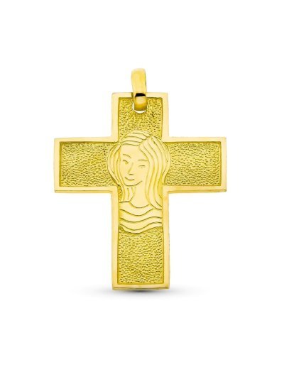 18K CRUZ ORO AMARILLO...