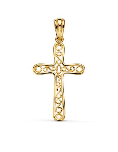 18K CRUZ ORO AMARILLO...