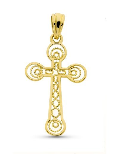 18K CRUZ ORO AMARILLO...