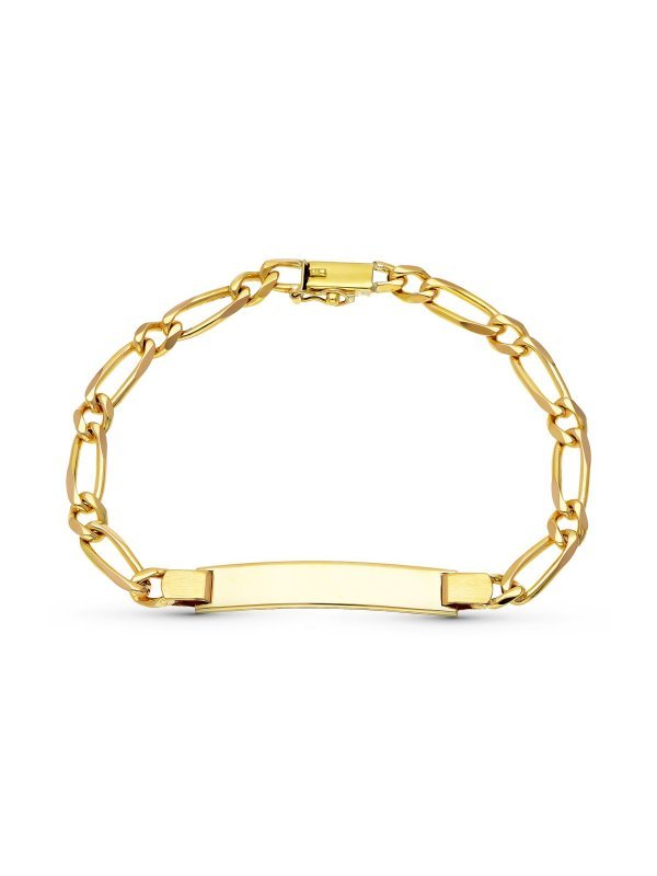 18K ESCLAVA ORO AMARILLO MACIZA 20 CM...
