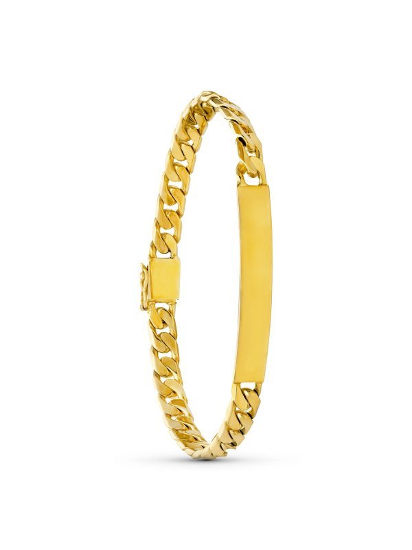 18K ESCLAVA CABALLERO ORO AMARILLO...