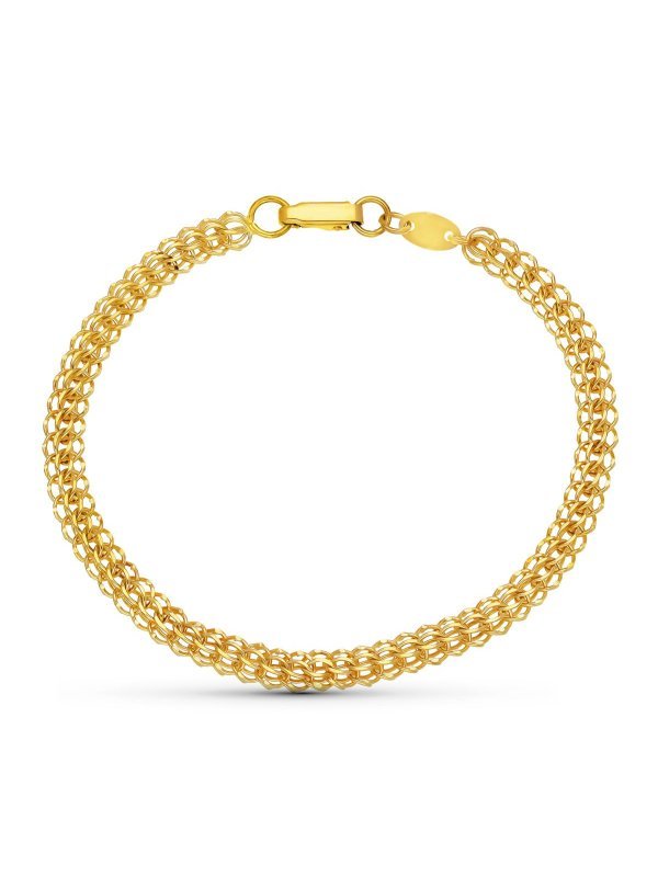 18K PULSERA ORO AMARILLO CARAQUEÃ‘A...