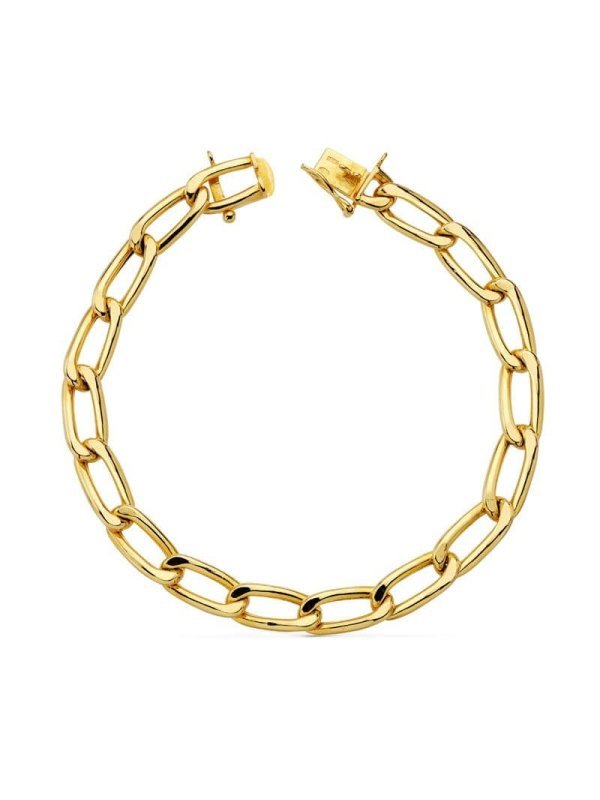 18K PULSERA ORO AMARILLO BILBAO HUECA...