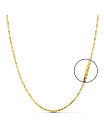 18K CADENA MACIZA PLANA 40...