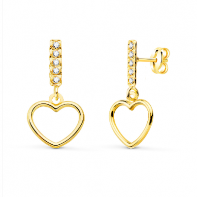 18K PENDIENTES ORO AMARILLO...