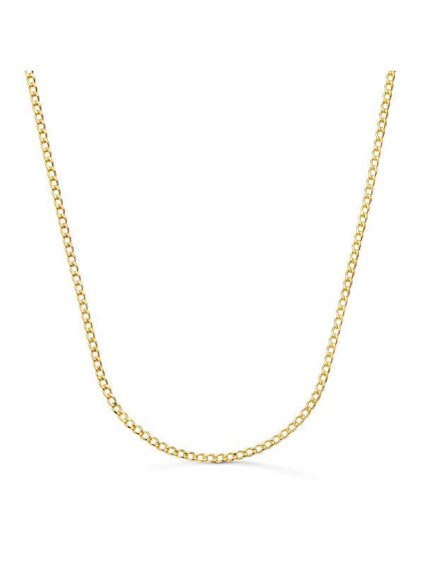 18K CADENA ORO AMARILLO BARBADA HUECA...