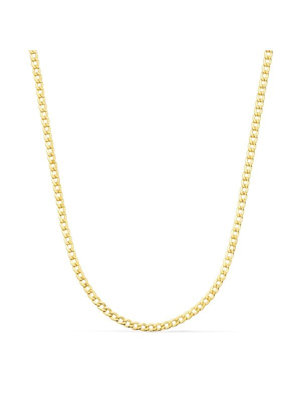 18K CADENA ORO AMARILLO BARBADA HUECA...