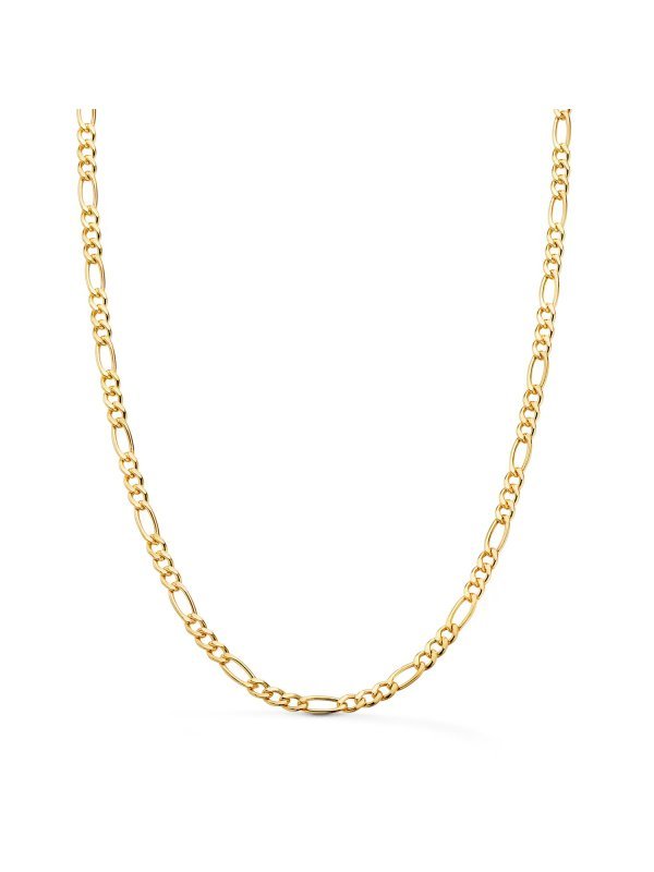 18K CADENA ORO AMARILLO HUECA ESLABON...