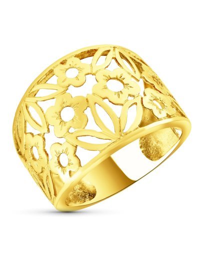 18K SORTIJA FLORES