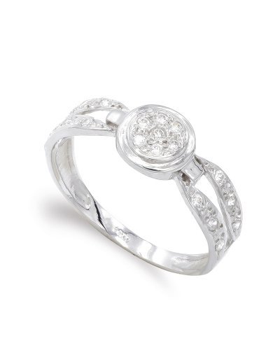 18K SORTIJA ORO BLANCO...