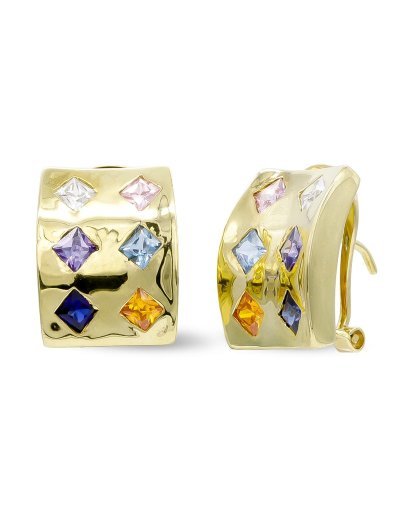 18K PENDIENTES ORO AMARILLO...