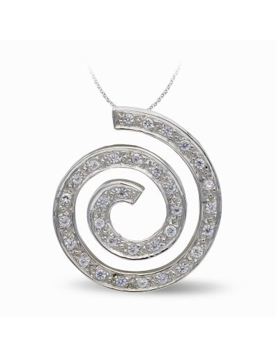 18K COLGANTE ORO BLANCO...