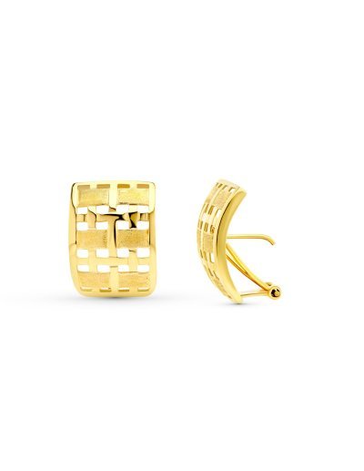 18K PENDIENTES CALADAS.