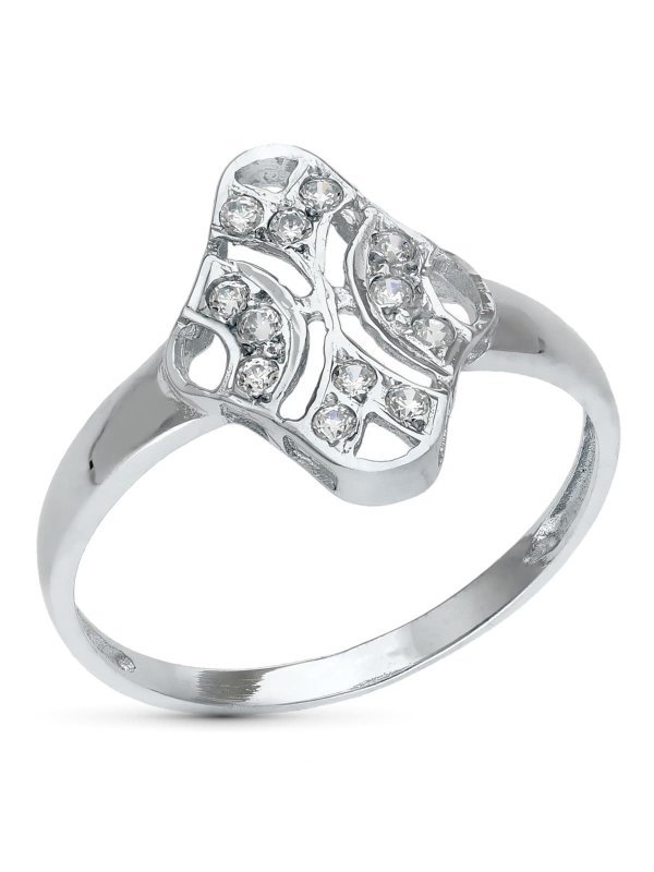 18K SORTIJA ORO BLANCO JUEGO NOVIA...