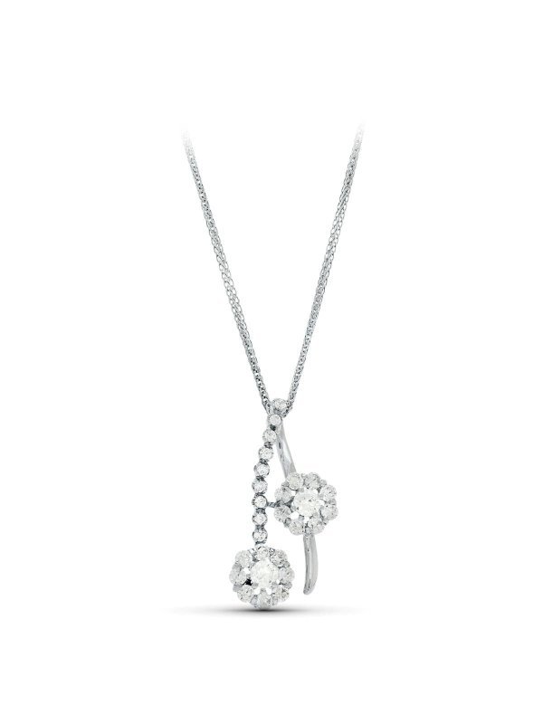 18K GARGANTILLA 45 CM ORO BLANCO...