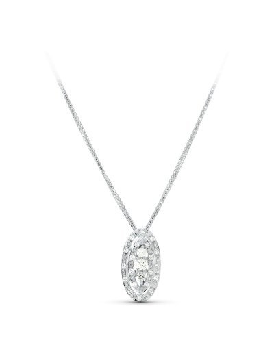 18K GARGANTILLA ORO BLANCO...