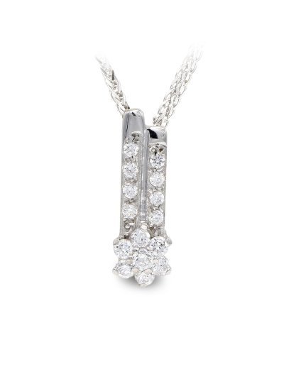 18K GARGANTILLA ORO BLANCO...