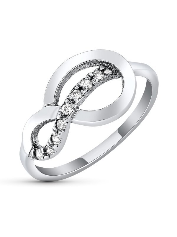 18K SORTIJA ORO BLANCO CIRCONITAS