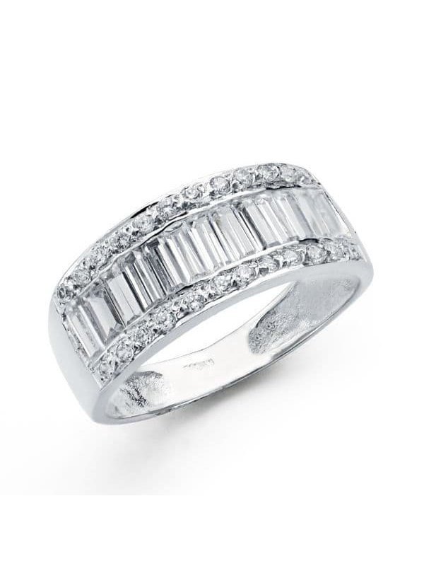 18K SORTIJA ORO BLANCO CIRCONITAS