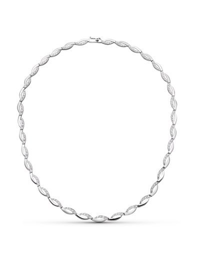 18K GARGANTILLA ORO BLANCO...