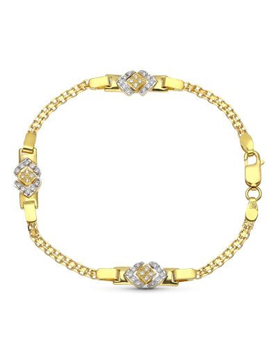 18K PULSERA ORO BICOLOR DE...