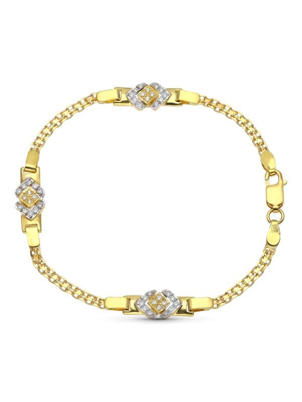 18K PULSERA ORO BICOLOR DE COMUNION...
