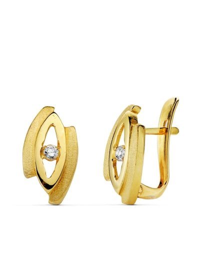 18K PENDIENTES CIRCONITAS...