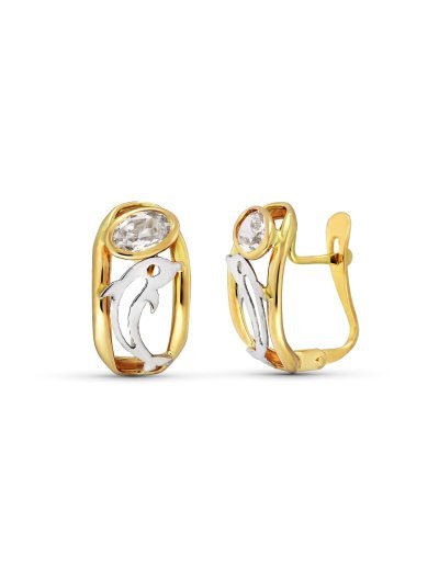 18K PENDIENTES ORO AMARILLO...