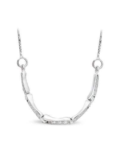 18K GARGANTILLA ORO BLANCO...