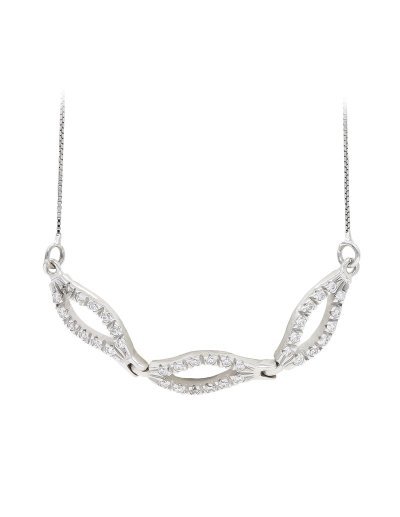 18K GARGANTILLA ORO BLANCO...