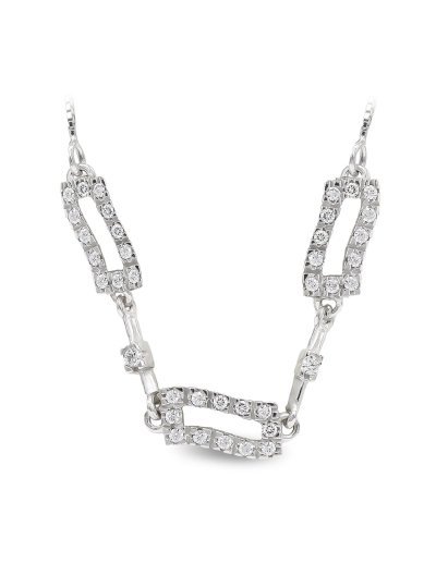 18K GARGANTILLA ORO BLANCO...