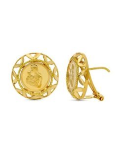 18K PENDIENTES ORO AMARILLO...