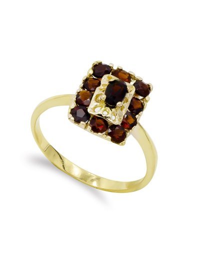 18K SORTIJA ORO AMARILLO Y...