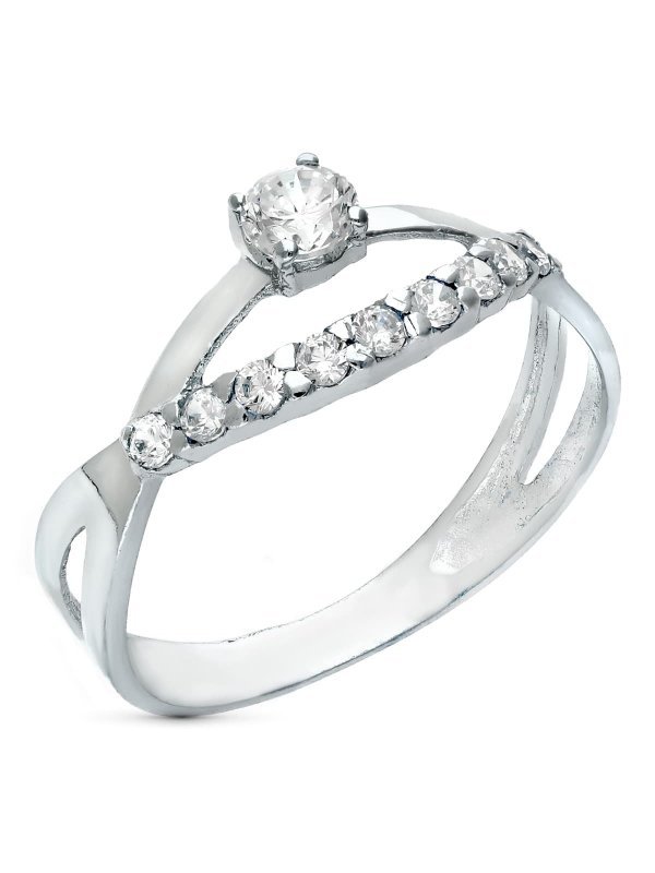 18K SORTIJA ORO BLANCO