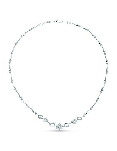 18K GARGANTILLA ORO BLANCO...