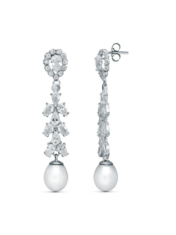 18K PENDIENTES NOVIA DOS CUERPOS...