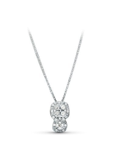 18K GARGANTILLA ORO BLANCO...