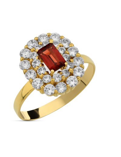18 K SORTIJA ORO AMARILLO...